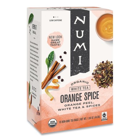 NUMI White Orange Spice Organic Tea 1.58 oz 16 pk. 10240